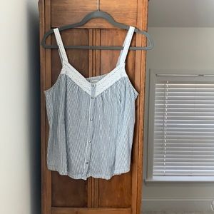 Nordstrom crochet detail camisole